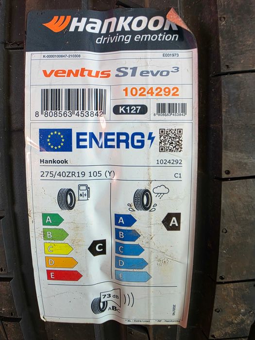 Anvelope de VARA - 275/40/19 - HANKOOK - NOI DOT 2021