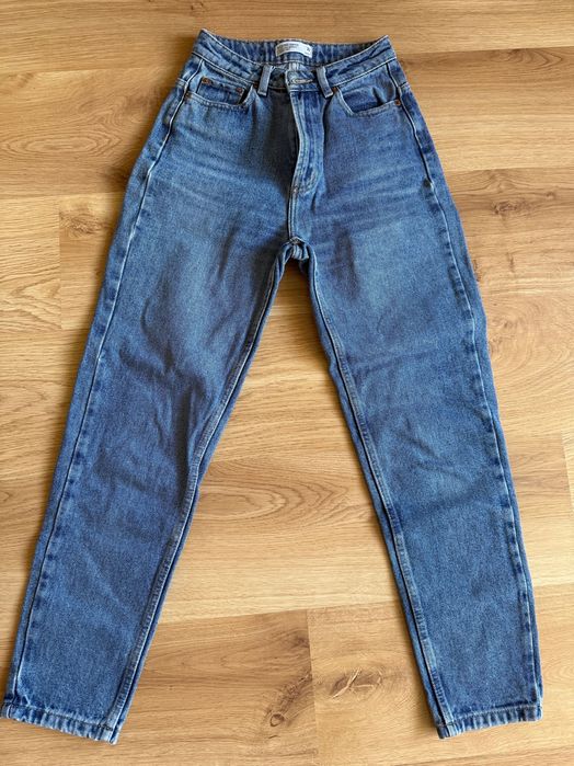 Сини дънки Mom Jeans