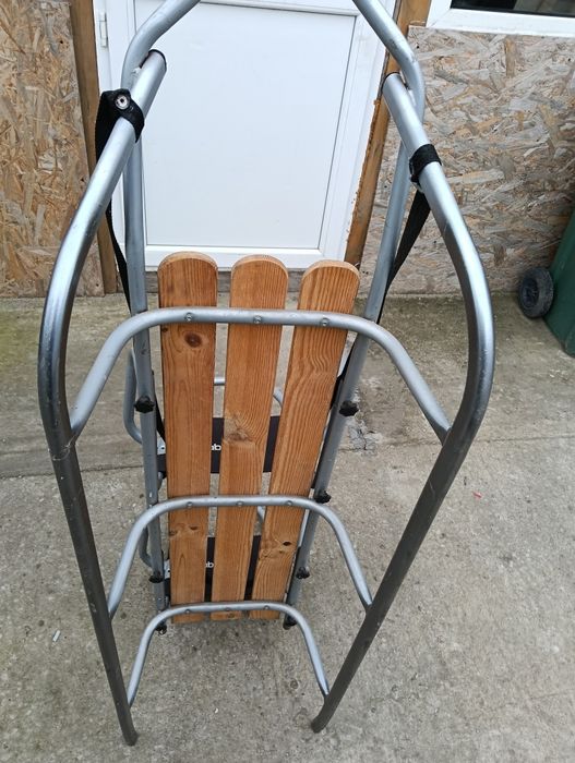 Vând sanie dublă cu spătare