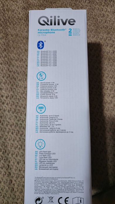 Microfon karaoke Bluetooth Qilive Q 1194