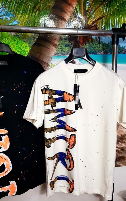 Tricou premium Amiri top Quality STOC LIMITAT!