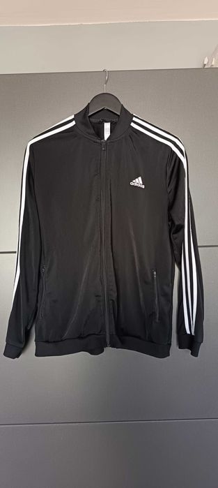 Adidas размер XL мъжко горнище с цип в черен цвят отлично