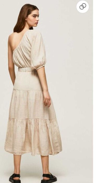 Рокля Pepe jeans лен