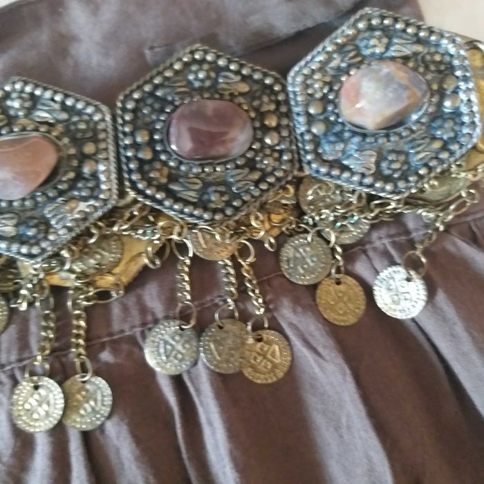 Метален етно колан