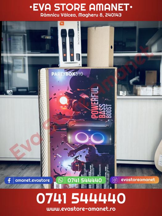 Sistem Audio Portabil JBL PartyBox 310 Bluetooth USB IPX4