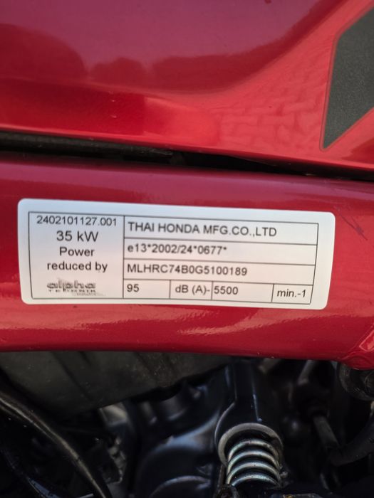Honda CBR 650 F Limitat A2 ABS