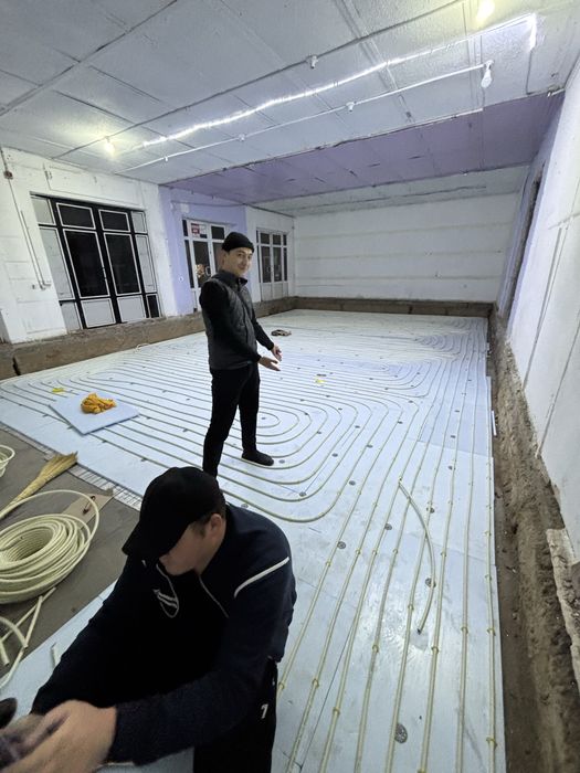 Topli Pol (Tepliy Pol) Ustanovka va Remont | Santexnika Xizmati