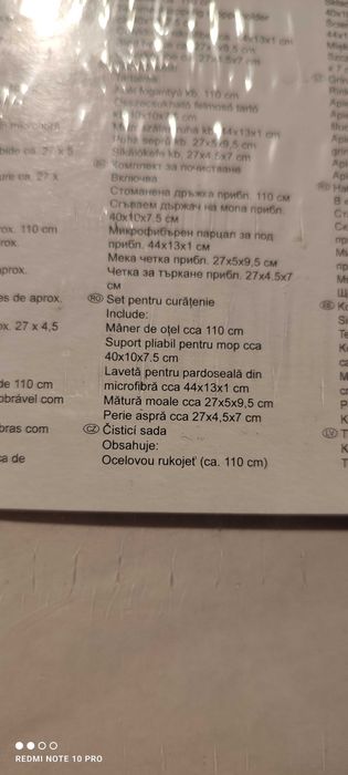 Vand set pt. curatenie cu 5 piese NOU