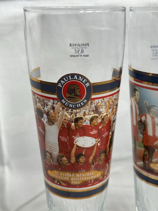 чаши за бира Paulaner x Байерн Мюнхен – комплект 4 бр.