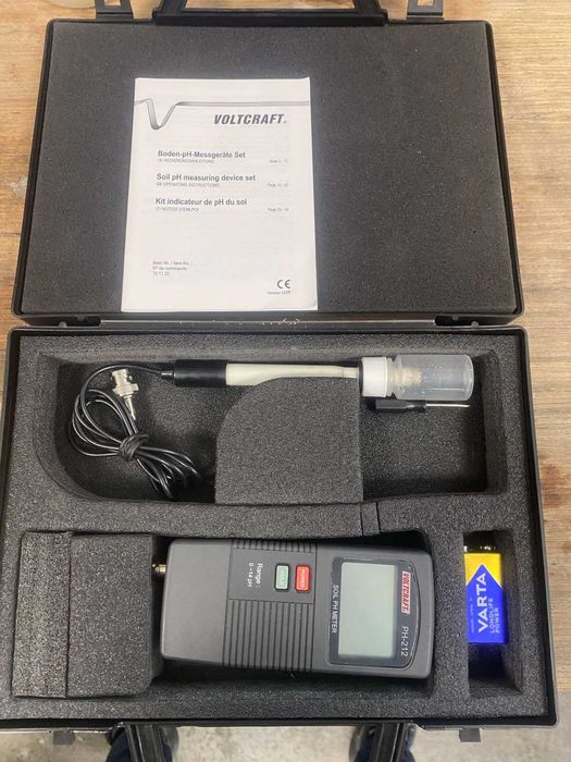 Voltcraft PH-212 pH метър на почвата 0 - 13 pH