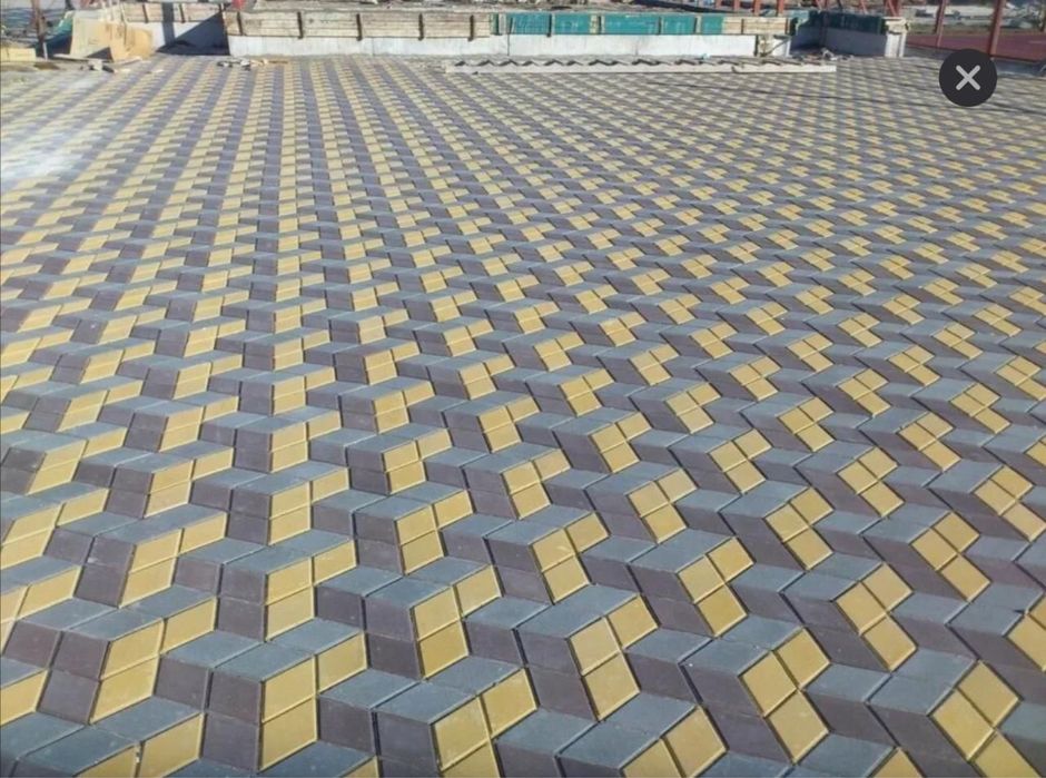 Укладка брусчатки