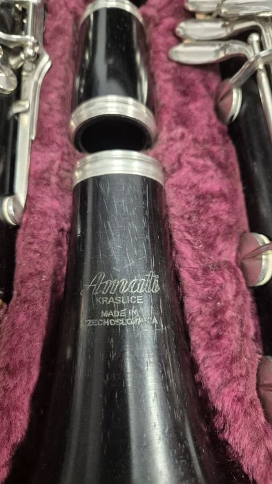 Кларинет Амати KRASLICE Чехословакия пълен биьом. биьом.