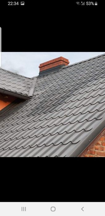 Montaj acoperis tigla  tabla