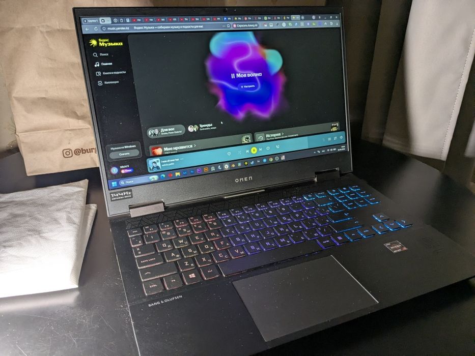 Игровой ноутбук  HP omen 15