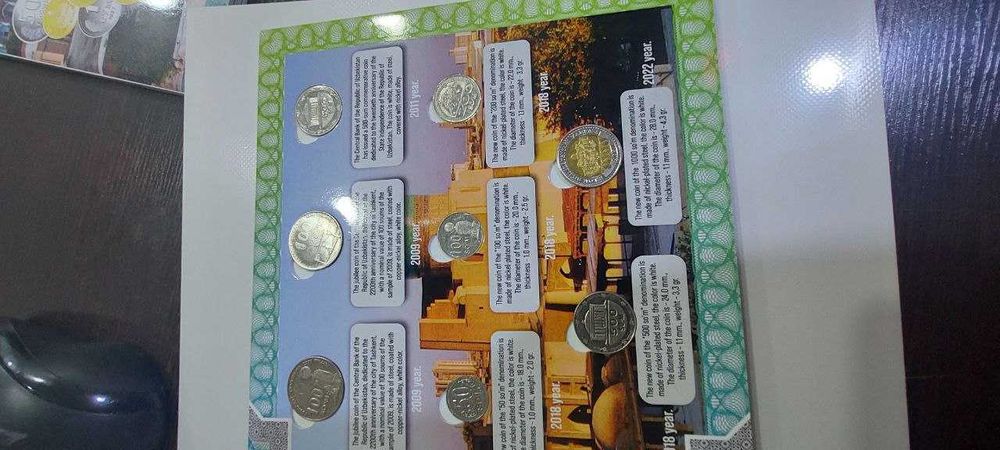 Монеты в кейсе!!! Подарочный кейс и полная коллекции монет не дорого!!