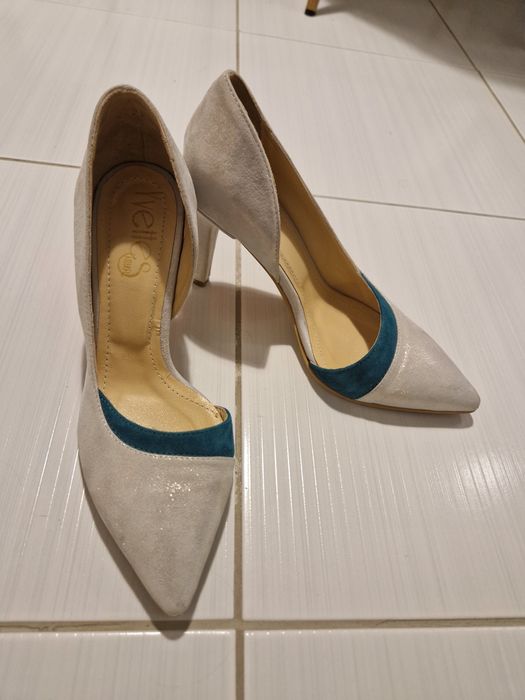 Pantofi Yvettes piele naturală