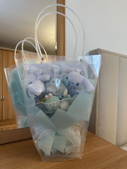 Букет из игрушек для девочки, девушки на 8 марта