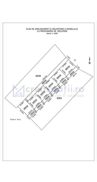 Teren langa padure pentru casa, Cercu, Barnova, de la 500mp la 4000mp