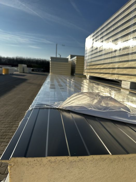 ~Depozit Panouri Sandwich Gri Antracit Stoc Plata La Livare Noi~