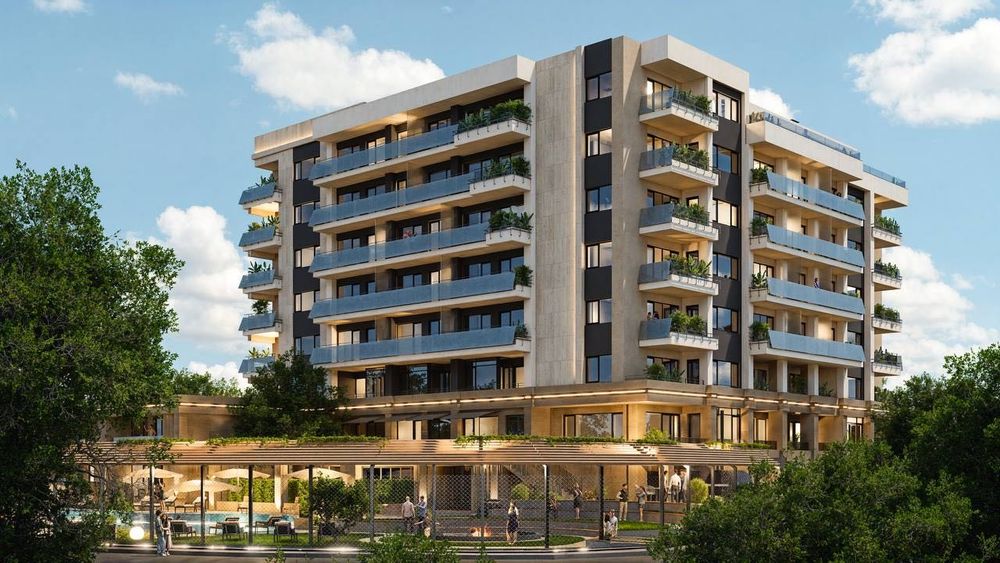 Двустаен апартамент в премиум комплекс Emerald Residence, кк Чайка