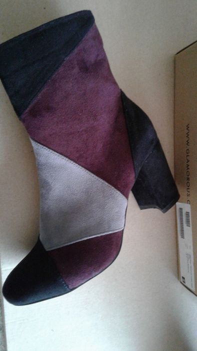 Дамски боти естествен велур "Glamorous"