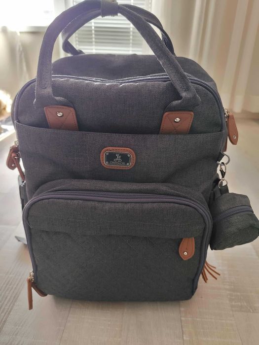 Бебешка раница/ чанта за количка размери 40/30/20 см