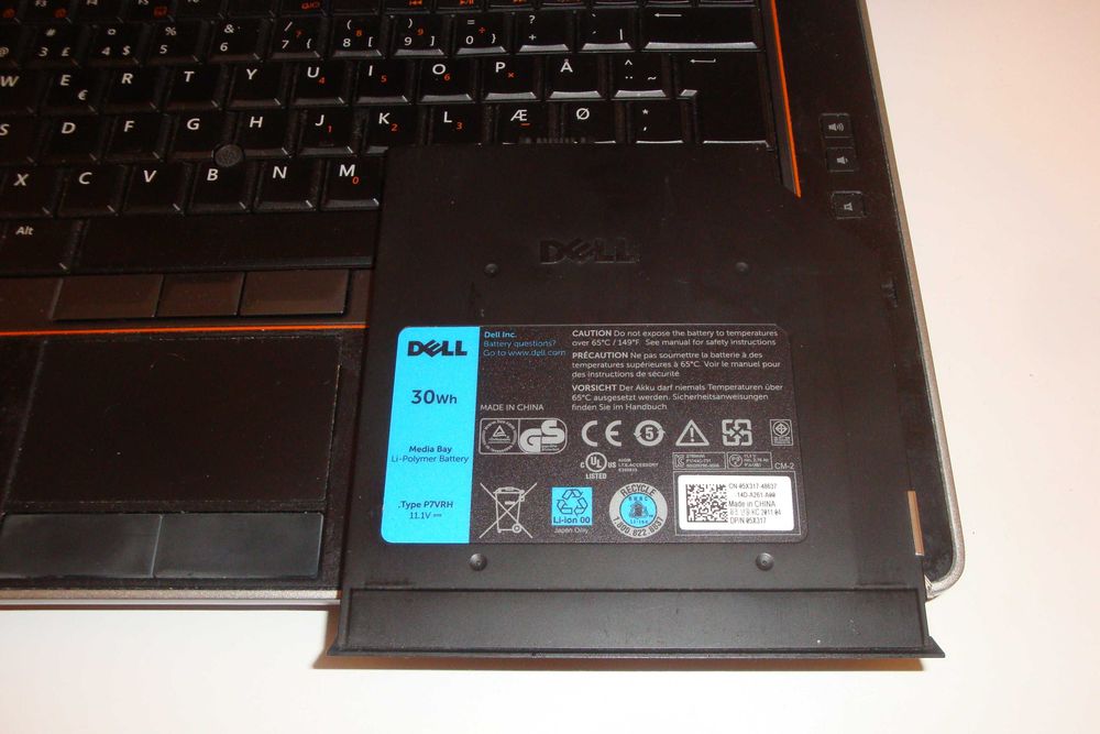 Baterie originala laptop Dell Latitude E6420 pe loc de DVD 30wh P7VRH