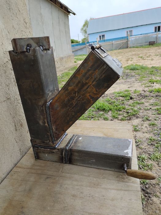 Ракетная печка из профтруба