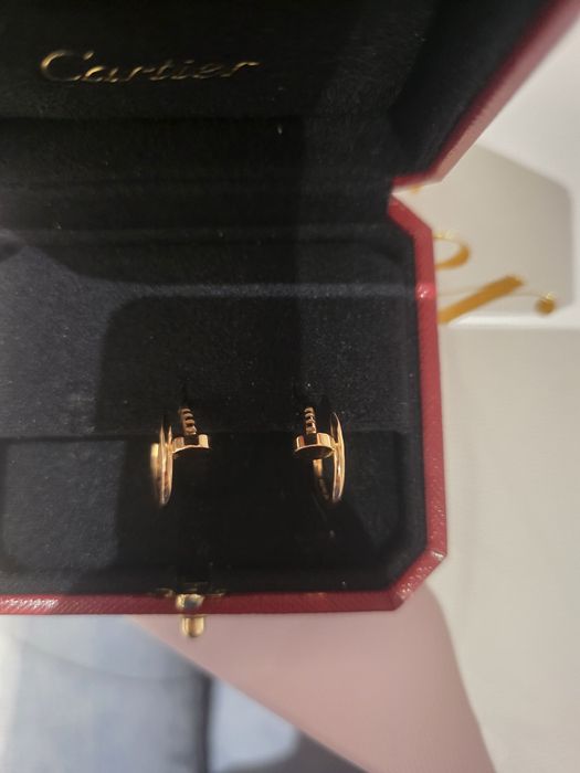 Cartier Обеци тип халки Juste un Clou – малък модел