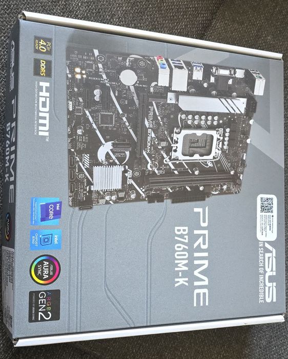Placa de baza Asus PRIME B760M-K Socket 1700 RGB ARGB