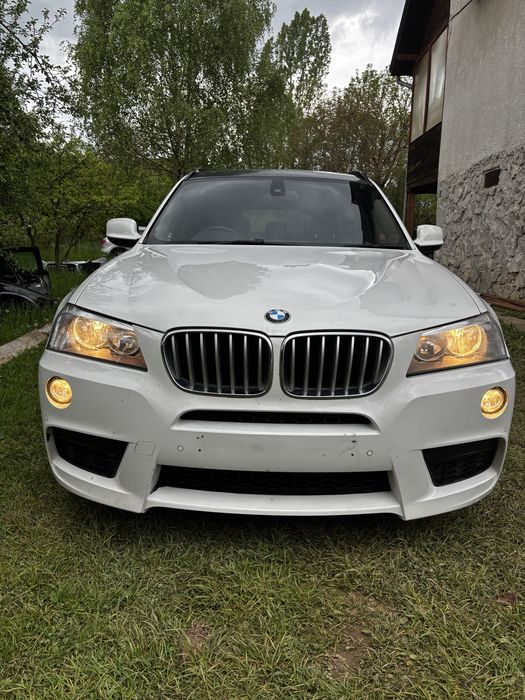 Dezmembrez Bmw X3 F25 non facelift M pachet 3.0 diesel N57 258 cai 230000 km N57D30A trapa panoramica carlig volan dreapta fata completa bot 300/0 0.5