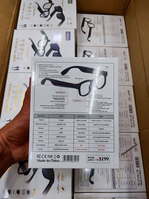 БЕПУЛ Доставка,Ai Smart Glasses Aimb-G1 8Mp Камерали Смарт Очки, ochki