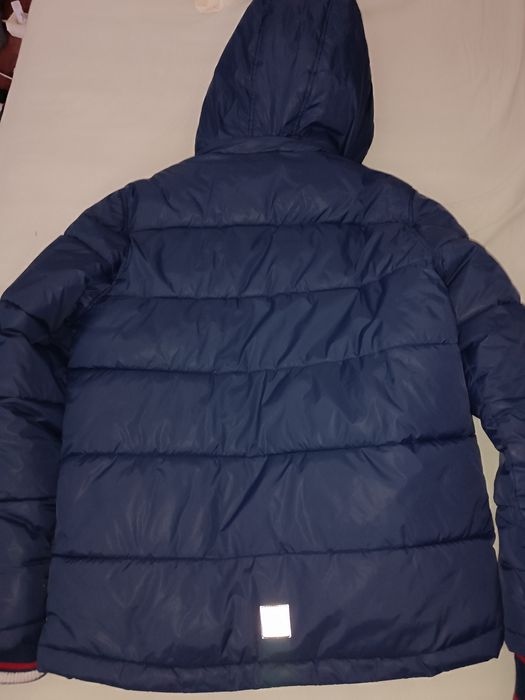 Geacă fis groasa cu vatelina la interior marca here+there mărimea 164.