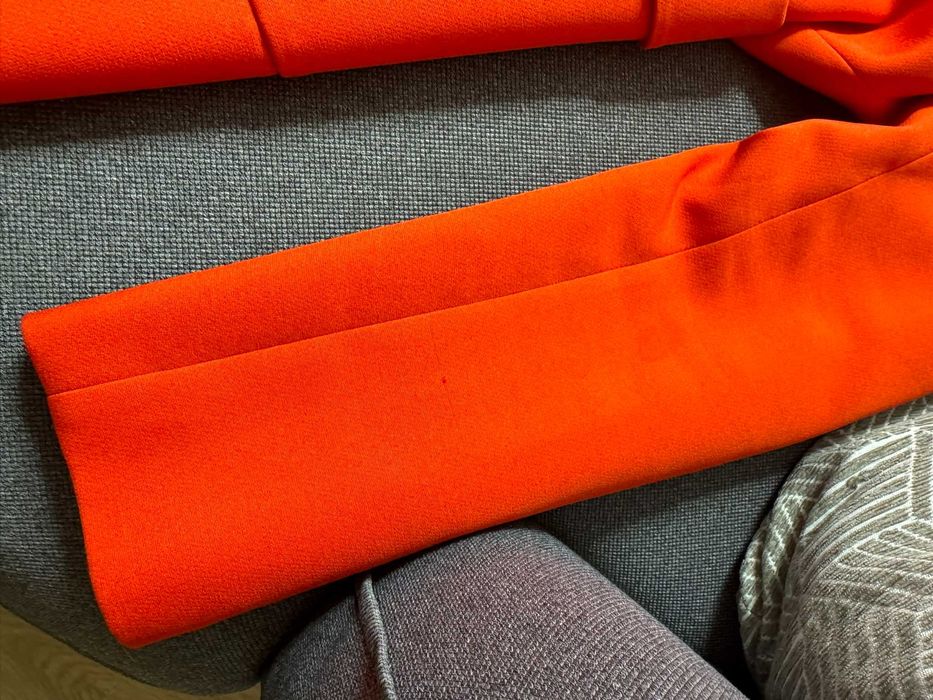 Blazer sacou H&M marime 36 rosu coral