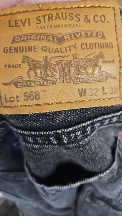НОВИ Levis 568 карго дънки 32/32