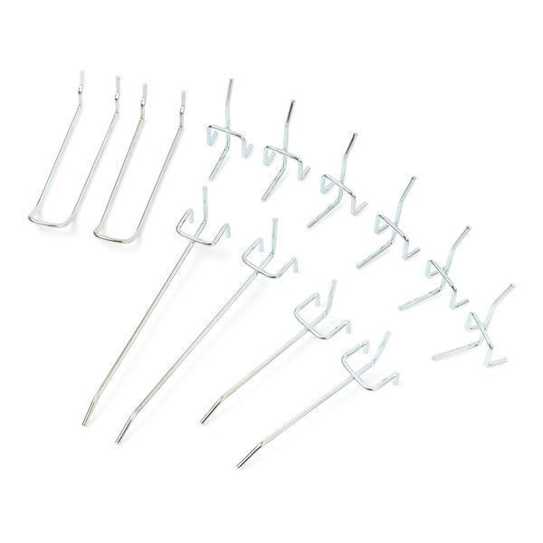 Комплект куки за стелажи 12 бр. - 30 мм