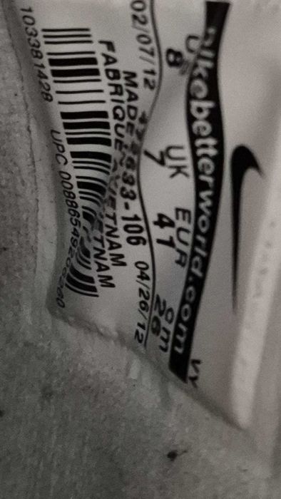 adidasi NIKE originali made Vietnam mar 41 --26 cm  NOI