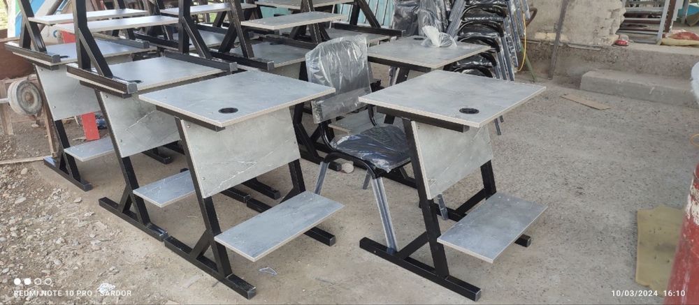 Стол Парта Компьютерный одно местный от цеха OOO ''BON art PROJECT