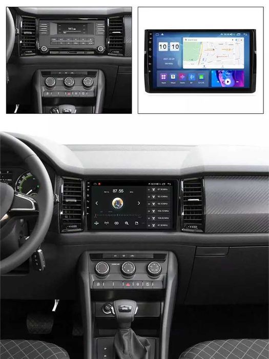 NAVIGATIE Android 14 Skoda Kodiaq 2016 - 2021 1/8 Gb CarPlay + CAMERA