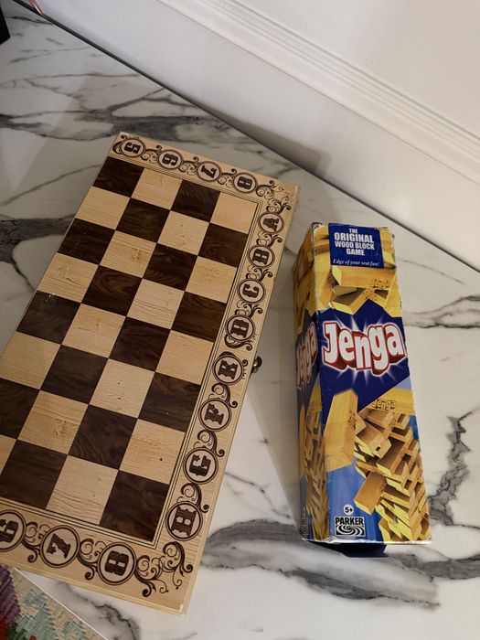 Шахматы и JENGA 3000