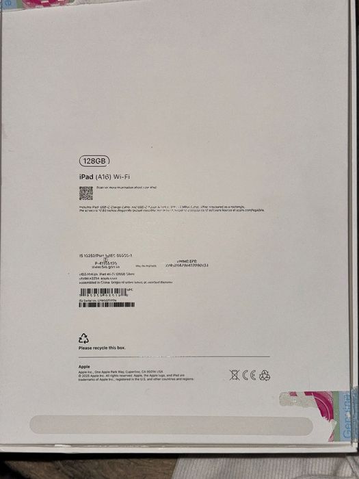 iPad A16 с гарантией