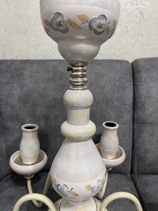 Люстра фарфоровая советская СССР