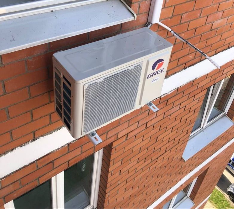 Установка кондиционера в 2-этапа