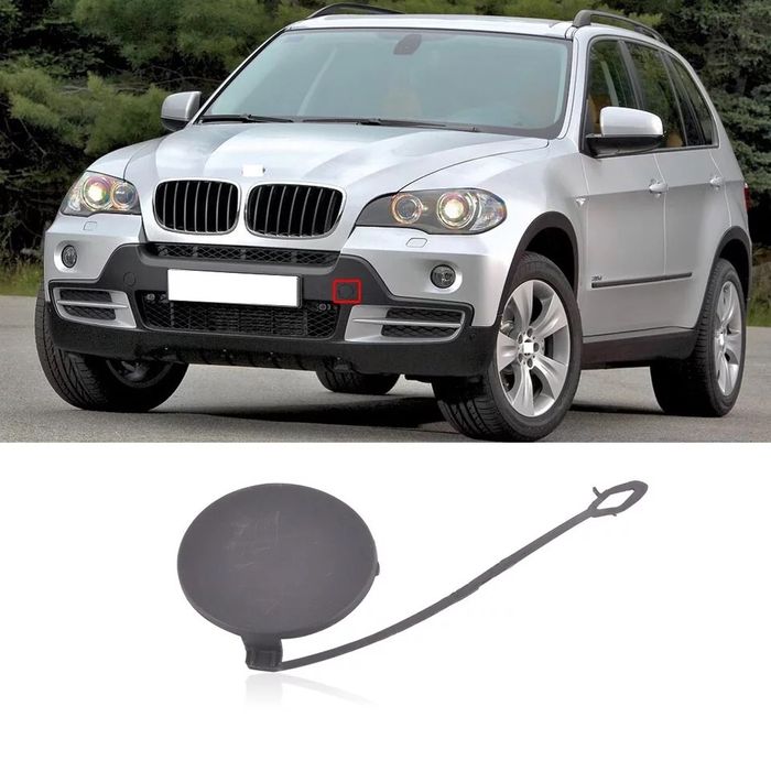 590-589 Капачка BMW E70 X5 теглич кука капак Бмв е70 Х5 Предна броня