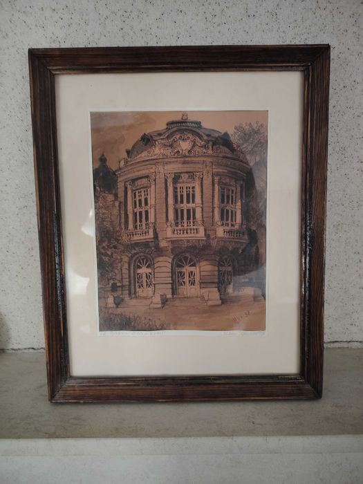 Авторска картина "Театърът" Варна