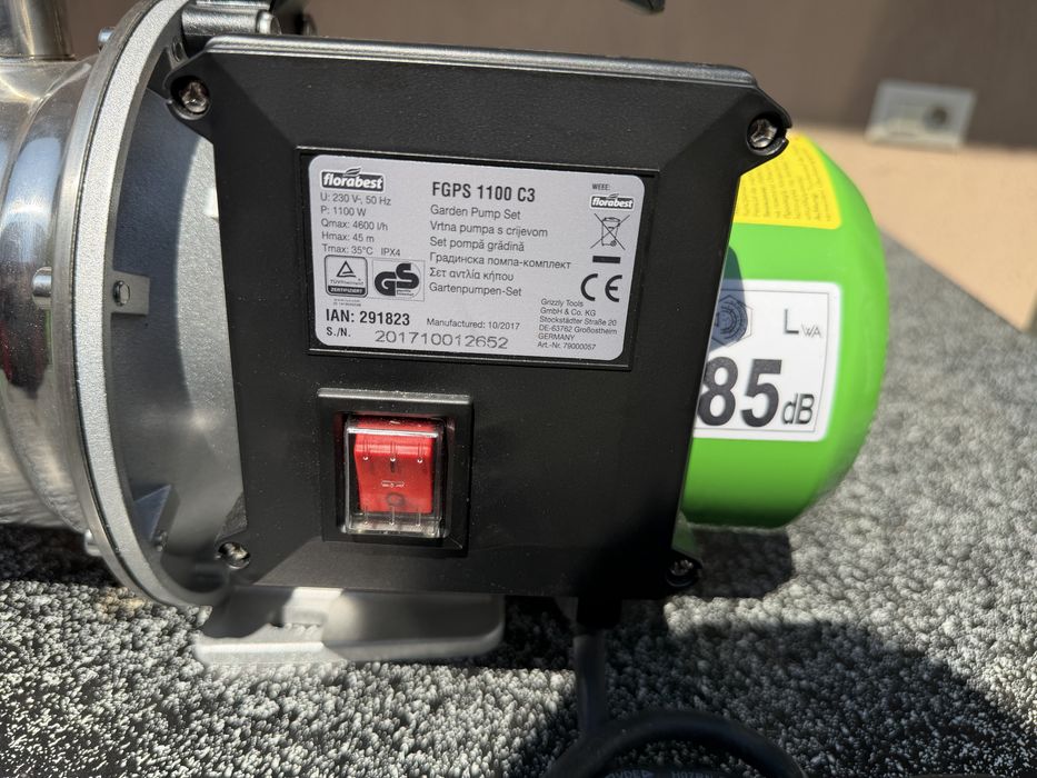 Pompă de apă FloraBest 1100w 4600l/h