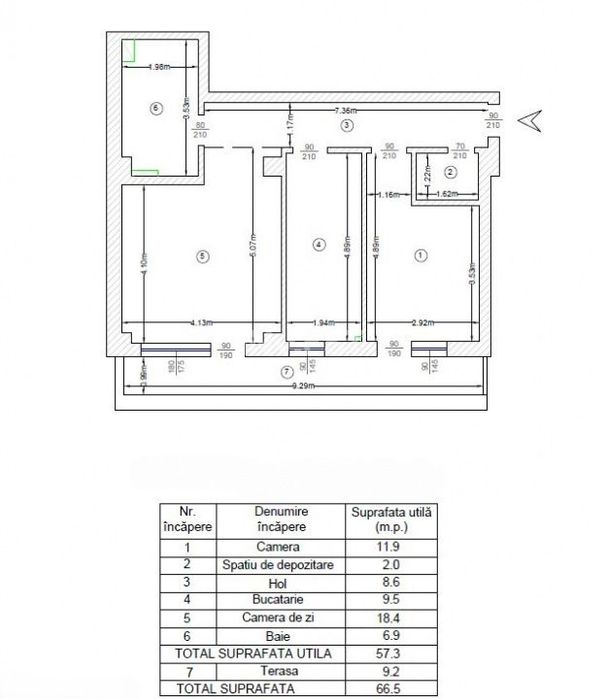 Comision 0%! Intabulat! 2 Camere+ Terasa Cu Vedere Panoramica