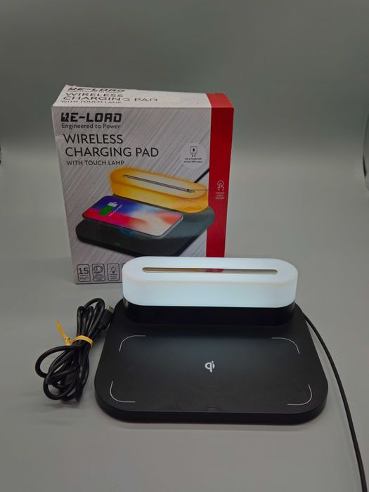 Re-load безжично зарядно 15W с тъч лампа! Бързо зареждане,топ качество
