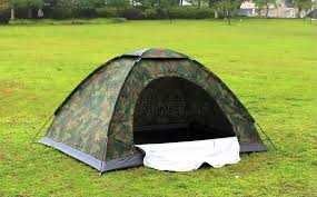 Голяма ! Четириместна !! КАМУФЛАЖНА Нова Смарт Палатка Със Сак за Носе