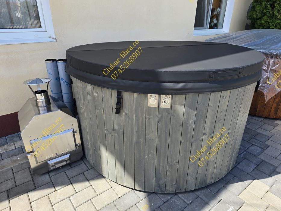 Jacuzzi Ciubar Hidromasaj Fibră de Sticlă